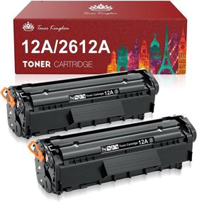 img 4 attached to Toner Kingdom Compatible Toner Cartridges for HP 12A Q2612A - 2-Pack Black Toner 🖨️ Replacement for HP 1020 1012 1022 1010 1018 1022n 3050 3015 3055 3030 3052 M1319F Printer