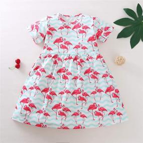 img 1 attached to YIRONGWANG Casual Sleeve Floral Printed Girls' Clothing