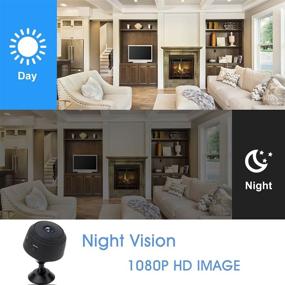img 2 attached to WiFi Spy Camera 1080P | Mini Hidden Home Security Camera with Audio | Live Motion Detection | Night Vision | Video Recording & Playback | Phone App Control | Nanny Cam, Pet Camera, Car Camera