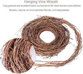 img 3 attached to 🍇 BESPORTBLE Grapevine Wreath: Natural DIY Craft for Door, Wall, and Party Decoration