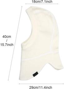 img 1 attached to 🧣 LONGLONG Balaclava for Boys - Windproof & Thicken - Children Circumference: 19.6 inch - Cold Weather Accessories