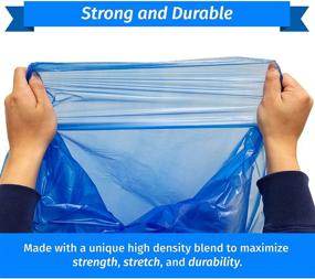 img 2 attached to Reli SuperValue Blue Trash Bags - 300 Count, 6-10 Gallon Recycling Bags with Various Capacities: 6 Gal, 7 Gal, 8 Gal, and 10 Gal - Bulk 10 Gallon Garbage Bags, Blue