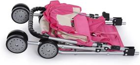 img 1 attached to Off White Basket Dolls & Accessories: Exquisite Buggy Stroller