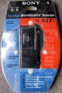 🎙️ повысьте качество записи с помощью кассетного магнитофона sony pressman micro-cassette recorder m-527v логотип
