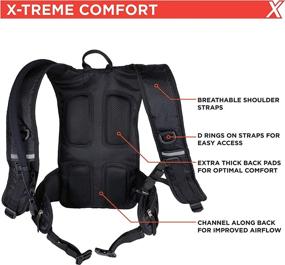 img 2 attached to 🎒 RevX- Thermal Insulated Hydration Backpack with 2L BPA Free Bladder - Keeps Liquid Cool for up to 5 Hours – Ideal for Hiking, OCR, Cycling, Camping, MTB