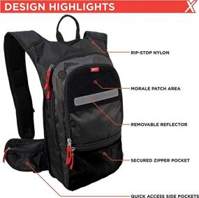 img 3 attached to 🎒 RevX- Thermal Insulated Hydration Backpack with 2L BPA Free Bladder - Keeps Liquid Cool for up to 5 Hours – Ideal for Hiking, OCR, Cycling, Camping, MTB