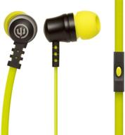 wicked audio 1000cc drive earbuds with enhanced bass in green logo