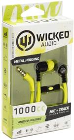 img 2 attached to Wicked Audio 1000cc Drive Earbuds with Enhanced Bass in Green