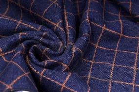 img 2 attached to Cashmere Classic Checked Men's Scarves by Shubb Scarves: Timeless Accessories for Stylish Gentlemen