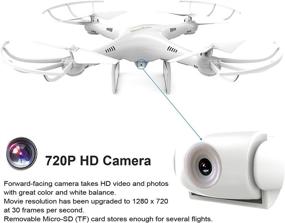 img 3 attached to Cheerwing CW4 RC Drone: 720P HD Camera, Perfect for Kids and Adults - Auto Hovering!