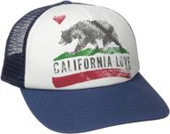 🧢 billabong women's california love pitstop adjustable trucker hat: stylish comfort for outdoor enthusiasts logo