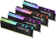 память для настольных компьютеров g.skill tridentz rgb series ddr4 pc4-32000 4000 мгц intel z370 f4-4000c18q-32gtzr - 32 гб (4 x 8 гб) логотип