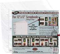 pioneer 4-up 4x6 inch pocket refill pages for 12x12 inch memory books logo