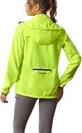 🧥 women's packable windbreaker jacket: convertible cycling running jacket | lightweight, windproof & water-resistant логотип