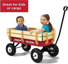 img 3 attached to 🚂 Radio Flyer Steel All Terrain Wagon