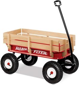 img 4 attached to 🚂 Radio Flyer Steel All Terrain Wagon