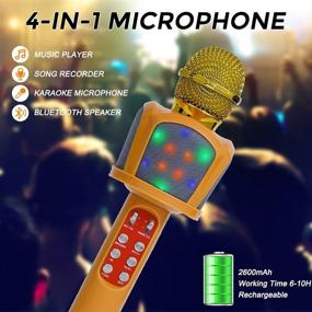 img 3 attached to Wireless Bluetooth Microphone Machines Rechargeable Kids' Electronics