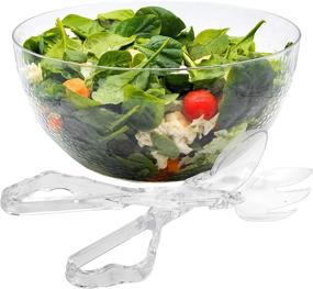 img 4 attached to 🥗 Disposable Plastic Salad Tongs for Serving