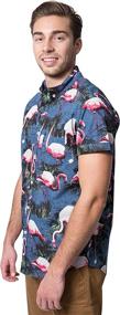 img 2 attached to 🌺 Brooklyn Athletics Retro Hawaiian Flamingo