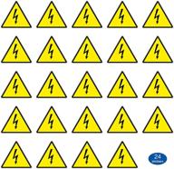 dealzepic triangle electrical warning adhesive logo