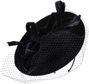 img 2 attached to 👒 BABEYOND Fascinator Kentucky Headband Pillbox - Women's & Special Occasion Accessories