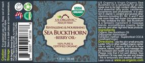 img 2 attached to 🌿 USDA Certified Organic Sea Buckthorn Berry Oil - 100% Pure & Natural - Supercritical CO2 Extracted - 1 oz (30 ml) Amber Glass Bottle