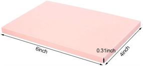 img 3 attached to 🖌️ Розовые резиновые блоки для резьбы SGHUO. Набор для изготовления линогравюры. 12 штук 4x6 дюймов для печати, мягких рукоделий и легкой резьбы