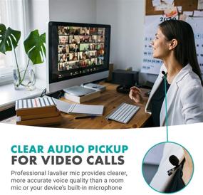 img 2 attached to Movo Universal Lavalier USB Microphone: Ideal for Desktop, Laptop, PC, Mac, Smartphones, Cameras, Podcasting, Remote Work, and More!