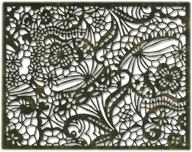 🌸 sizzix thinlits die - intricate lace by tim holtz: stunning multi-colored one-size design logo