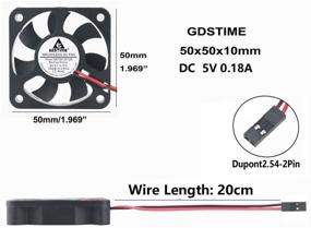 img 1 attached to GDSTIME 50X10Mm Small Brushless Cooling