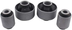 img 4 attached to Enhance Vehicle Stability with NewYall Set of 4 Front Lower Control Arm Bushings