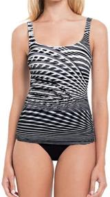 img 1 attached to 👙 Gottex Tummy Control Tankini Swimsuit: Essential Women's Clothing for Swimsuits & Cover Ups