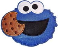 cookie monster inches jacket embroidered logo