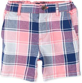 img 1 attached to Childrens Place Printed Shorts 9 12MOS Boys' Clothing