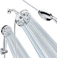 amazing force shower head chrome logo