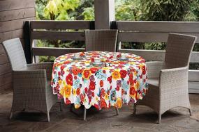 img 2 attached to 🍽️ Ruvanti Premium Washable Reusable Tablecloth