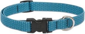 img 1 attached to 🐾 LupinePet Eco 3/4" Tropical Sea Dog Collar: Ideal for Small to Large Dogs
