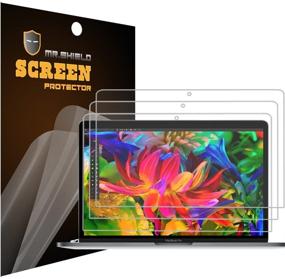 img 2 attached to Mr. Shield Premium Clear Screen Protector [3-Pack] for New MacBook Pro 13.3 Inch (2016 Release) - Lifetime Replacement Included