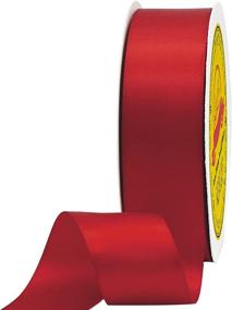 img 4 attached to 🎁 LEEQE Double Face Satin Ribbon 1.5" X 50 Yards Polyester Red Ribbon for Gift Wrapping - Ideal for Weddings, Parties, Hair Bows, Invitations, Decorations, and More