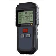 emf meter, hand-held electromagnetic radiation tester with lcd display - ideal for home emf inspections, office use, outdoor activities, and ghost hunting логотип