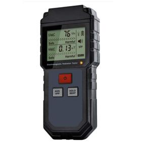 img 4 attached to EMF Meter, Hand-held Electromagnetic Radiation Tester with LCD Display - Ideal for Home EMF Inspections, Office Use, Outdoor Activities, and Ghost Hunting