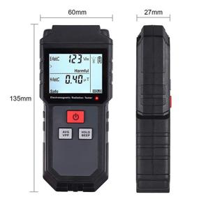 img 3 attached to EMF Meter, Hand-held Electromagnetic Radiation Tester with LCD Display - Ideal for Home EMF Inspections, Office Use, Outdoor Activities, and Ghost Hunting