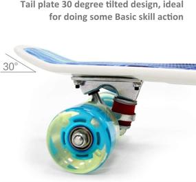 img 1 attached to 🛹 YF YOUFU 22/23 Inch Skateboard: Perfect Deck Cruiser for Kids, Beginners, and Adults