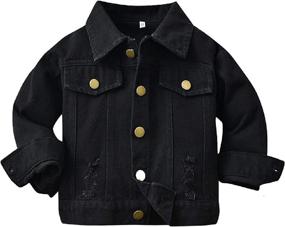 img 4 attached to Joe Wenko Distressed Toddler 5 6Years Boys' Clothing for Jackets & Coats