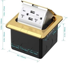 img 1 attached to 🔌 Industrial Electrical Stainless Receptacle Outlet Covers by WEBANG