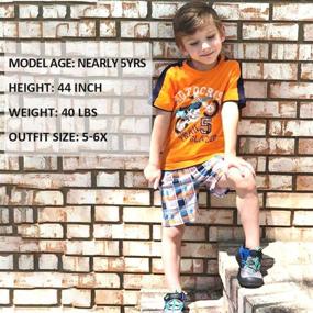 img 3 attached to Gorboig Dinosaur Toddler Boy Summer Outfits: Short Sleeve T-Shirt & Shorts Sets for Little Boys (2-7T)