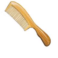 natural green sandalwood comb detangling logo
