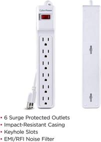 img 2 attached to CyberPower CSB606W Essential Protector Outlets