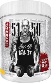 img 4 attached to 🔥 Rich Piana 5% Nutrition 5150 High Stim Pre-Workout Powder - Enhanced Energy, Focus, Pumps &amp; Endurance - 400mg Caffeine, Citrulline, Beta Alanine, Tyrosine - 14.07oz, 30 Servings (Tropical Rage)