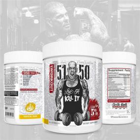 img 2 attached to 🔥 Rich Piana 5% Nutrition 5150 High Stim Pre-Workout Powder - Enhanced Energy, Focus, Pumps &amp; Endurance - 400mg Caffeine, Citrulline, Beta Alanine, Tyrosine - 14.07oz, 30 Servings (Tropical Rage)